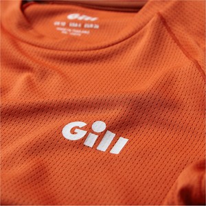 2021 Gill Womens Millbrook Long Sleeve Crew Top 1108W - Orange